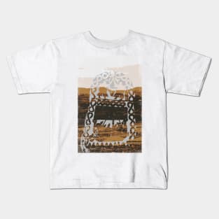 Vikings abstract Runestone Kids T-Shirt